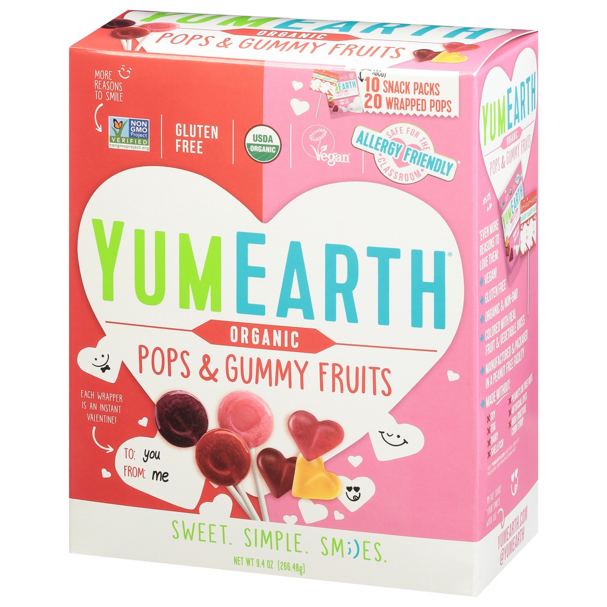 slide 6 of 17, YumEarth Organic Pops & Gummy Fruits 9.4 oz, 8.2 oz