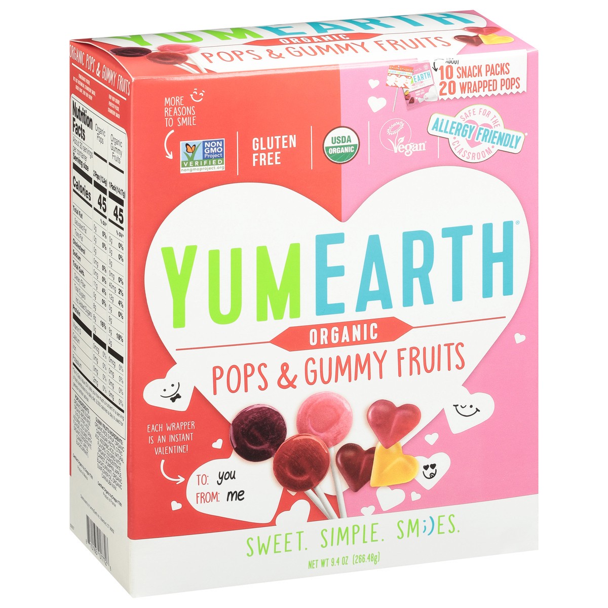slide 8 of 17, YumEarth Organic Pops & Gummy Fruits 9.4 oz, 8.2 oz