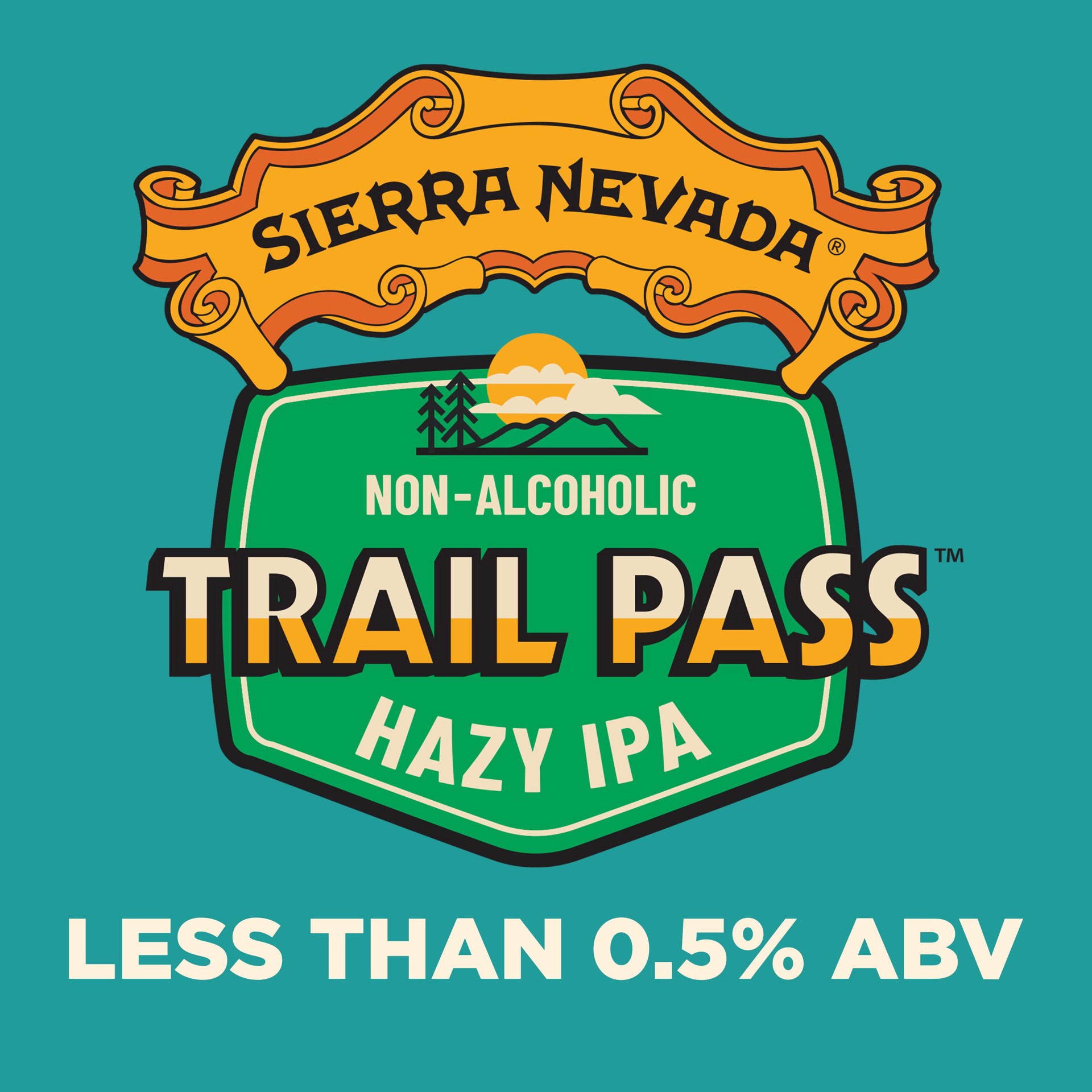 slide 7 of 7, Sierra Nevada Trail Pass Non-Alcoholic Hazy IPA Craft Beer 19.2oz Can, 19.2 fl oz
