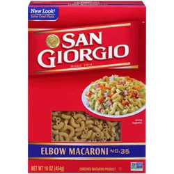 San Giorgio No. 35 Elbow Macaroni 16 oz