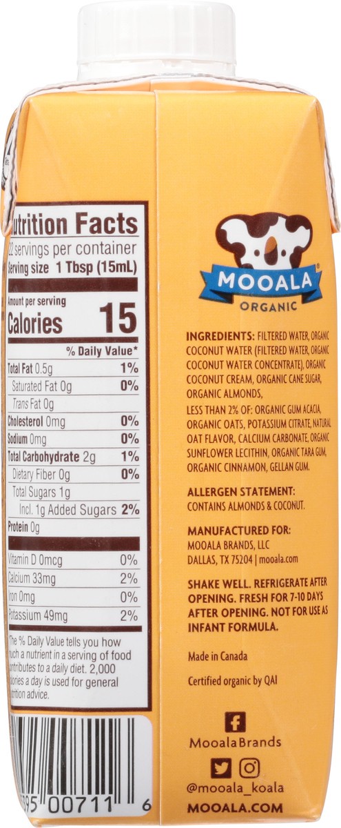 slide 5 of 14, Mooala Organic Oats'n' Creme Plant-Based Creamer, 11.0 fl oz