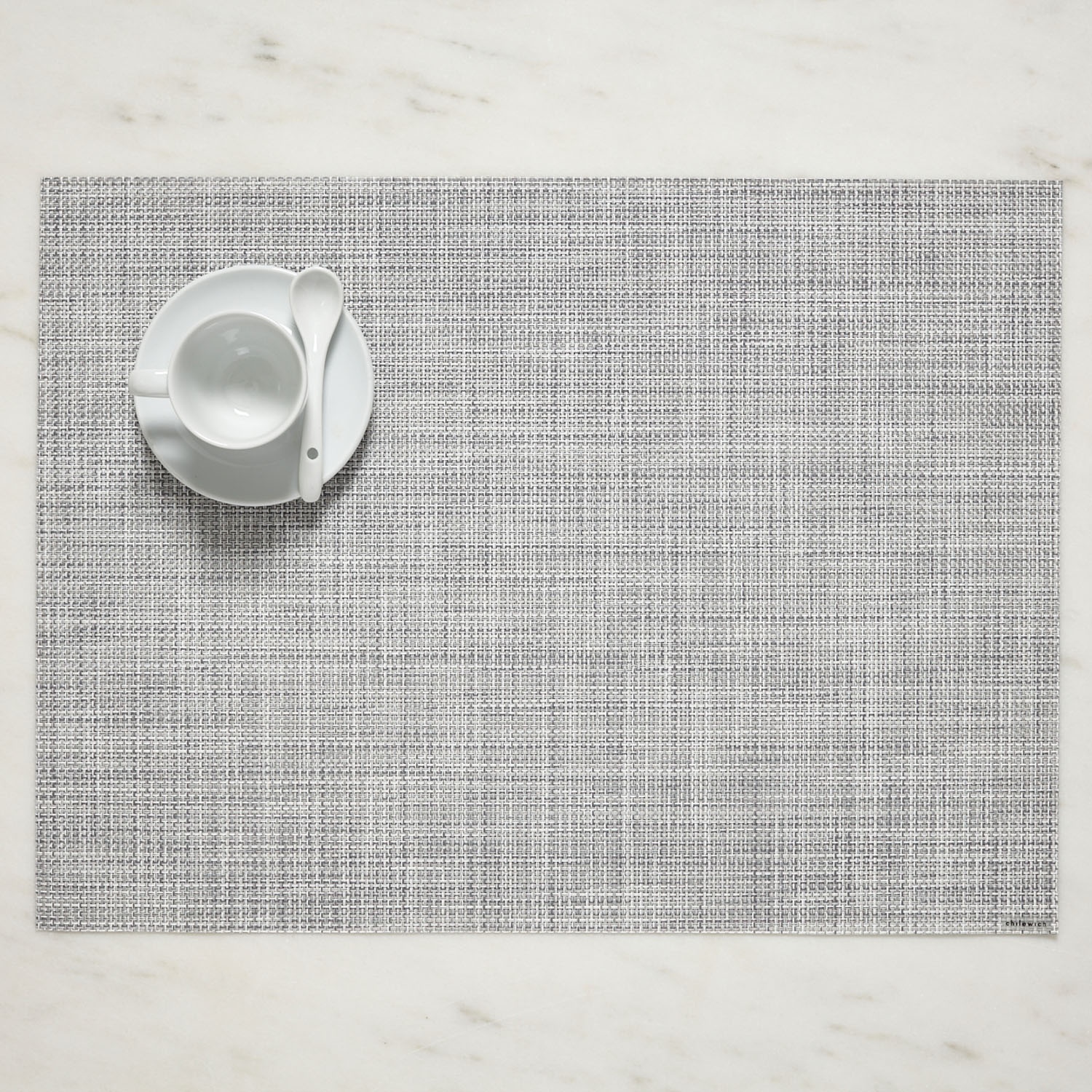 slide 1 of 1, Chilewich Mini Basketweave Placemat, Mist, 19 in x 14 in