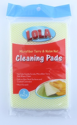 slide 1 of 1, Lola 2-Way Cleaning Pads, 1 ct