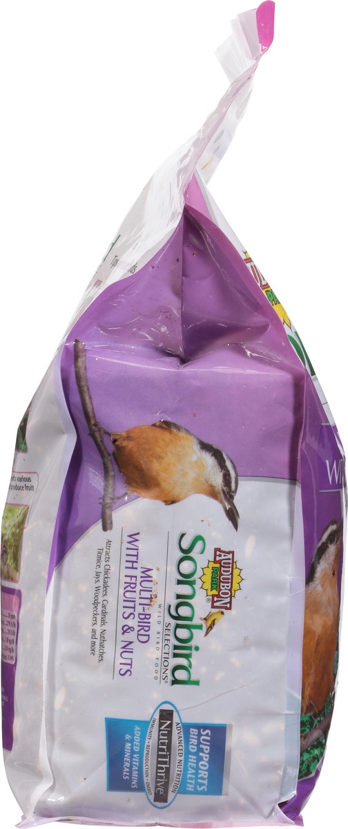 slide 2 of 9, Audubon Park Songbird Selections Wild Multi-Bird with Fruits & Nuts Bird Food 5 lb, 5 lb