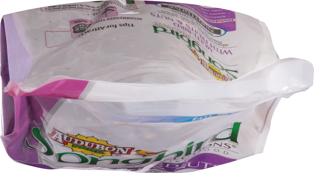 slide 3 of 9, Audubon Park Songbird Selections Wild Multi-Bird with Fruits & Nuts Bird Food 5 lb, 5 lb