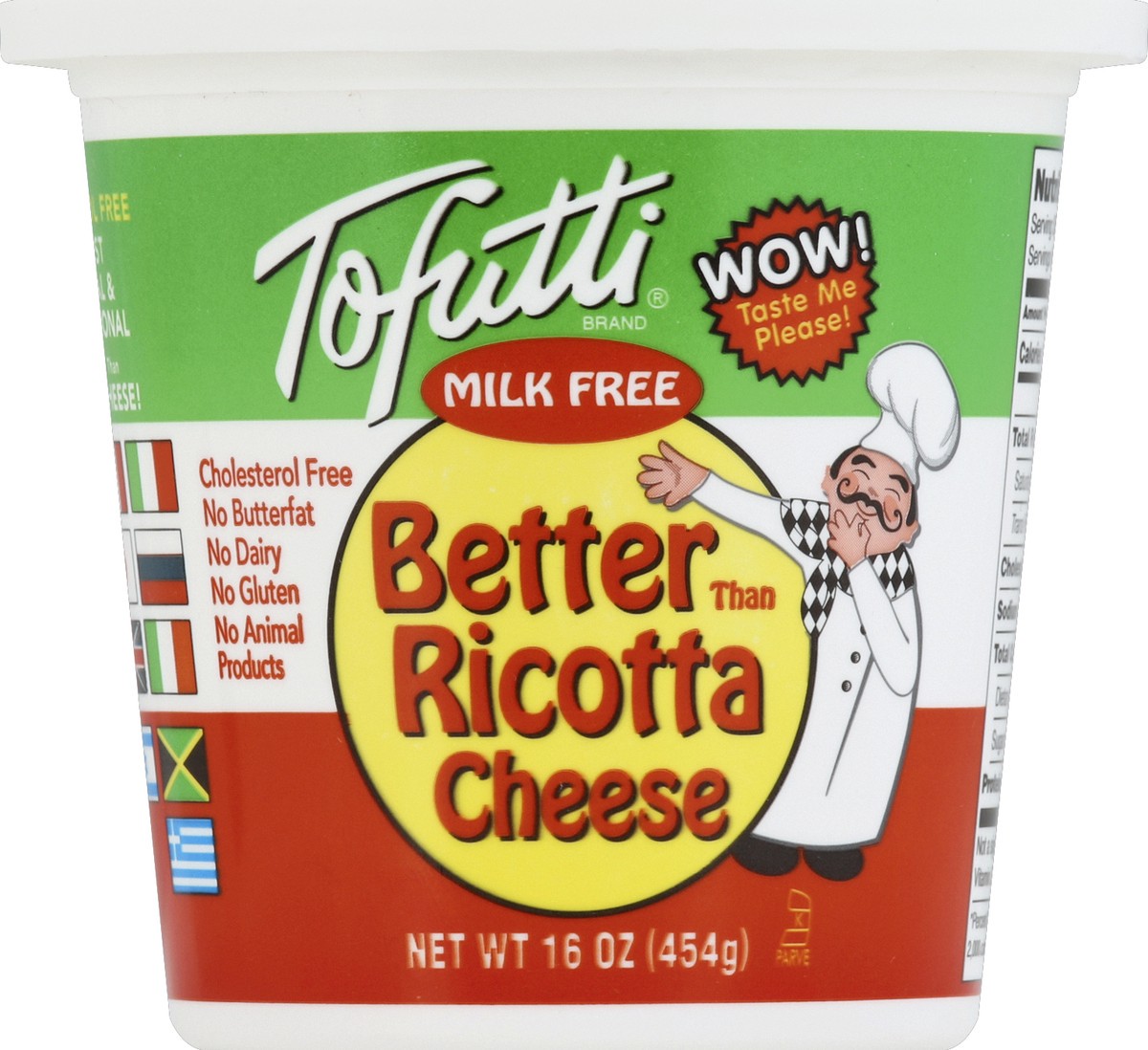 slide 1 of 1, Tofutti Plant Based Ricotta Cheese, 16 oz