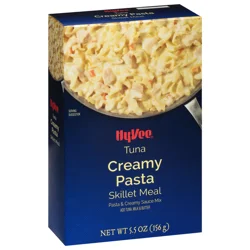 Hy-vee Tuna Creamy Pasta & Creamy Sauce Mix Skillet Meal