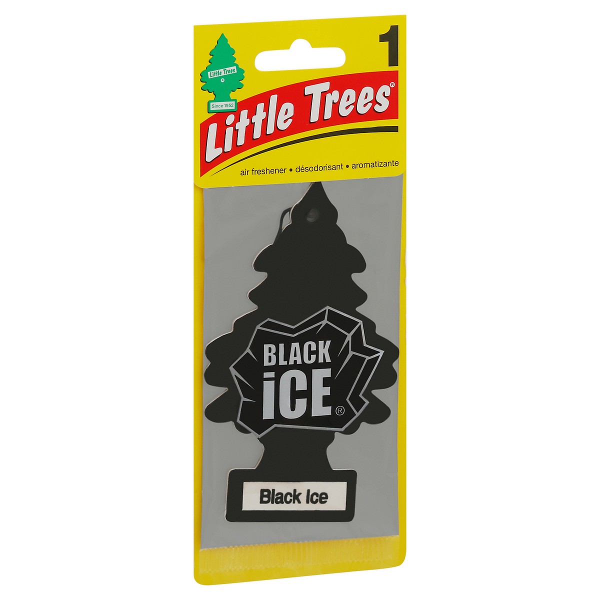 slide 6 of 9, Little Trees Black Ice Air Freshener 1 ea, 1 ct