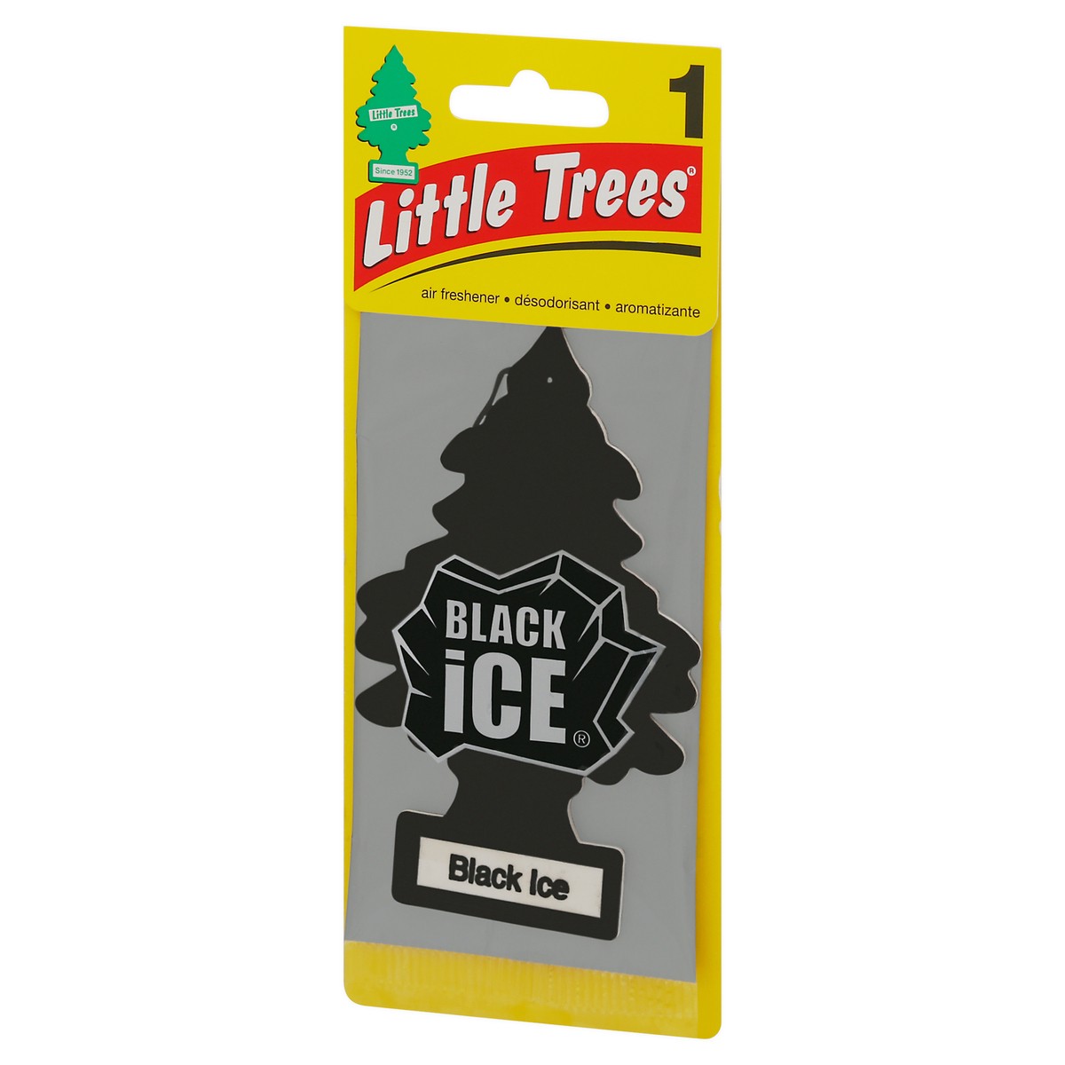 slide 8 of 9, Little Trees Black Ice Air Freshener 1 ea, 1 ct