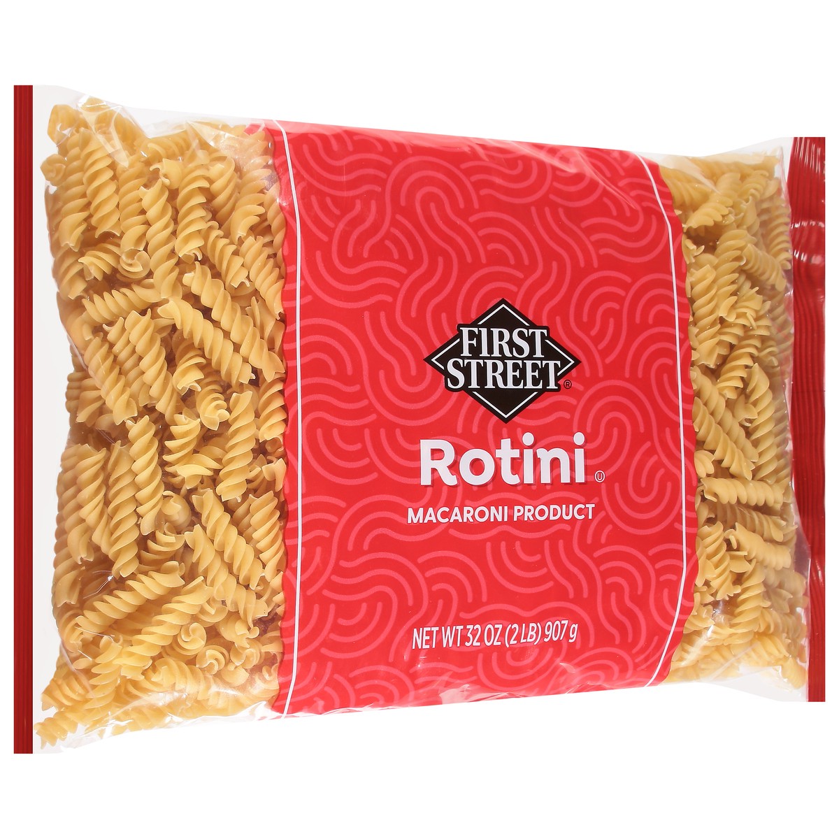 slide 4 of 4, First Street Rotini Pasta, 32 oz