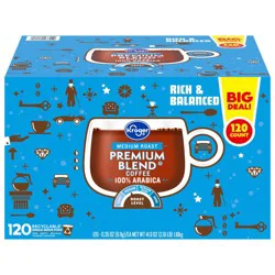 Kroger Premium Blend Medium Roast Coffee Pods