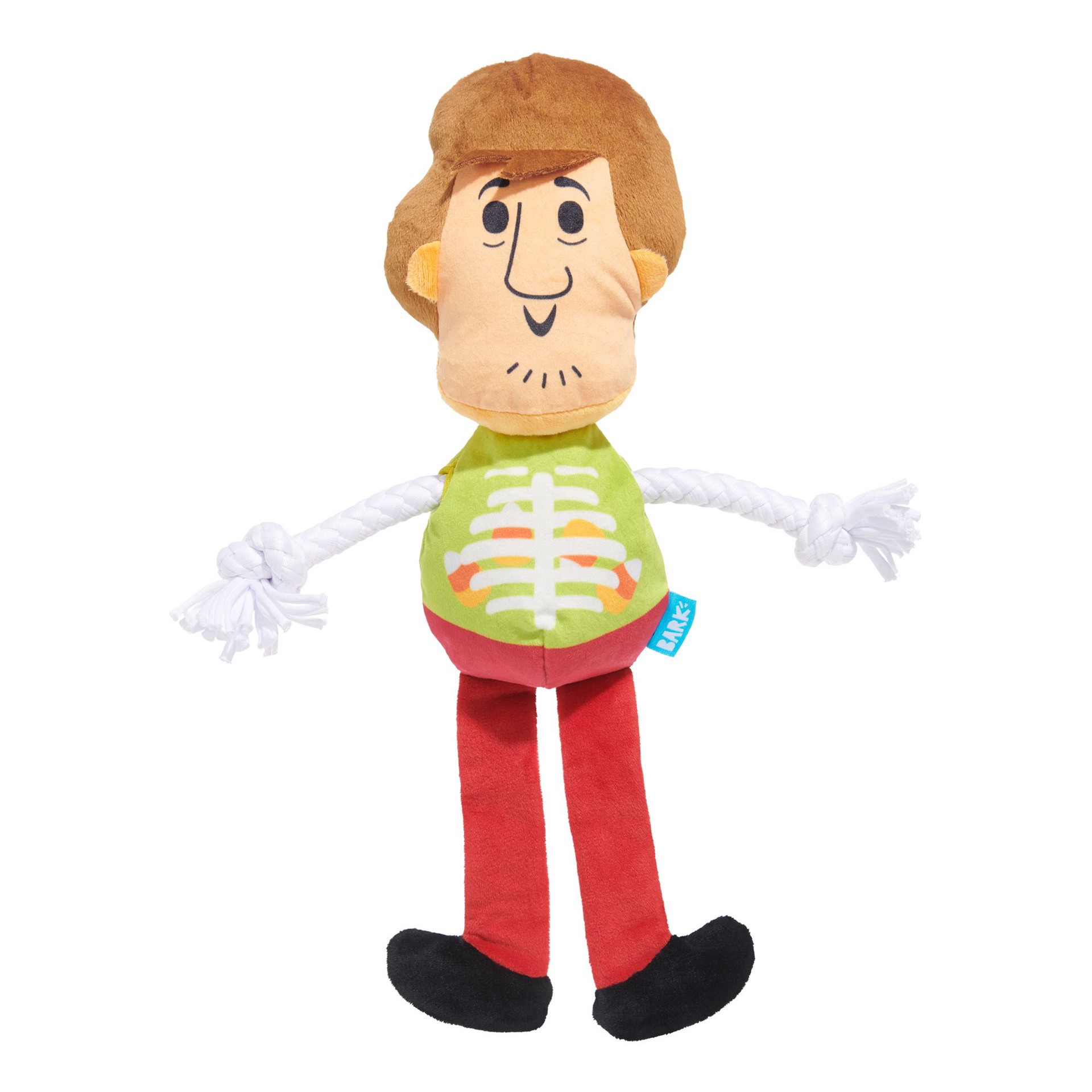 slide 1 of 1, Bark Box Scooby Doo! Shaggy Skeleton Dog Toy, 1 ct