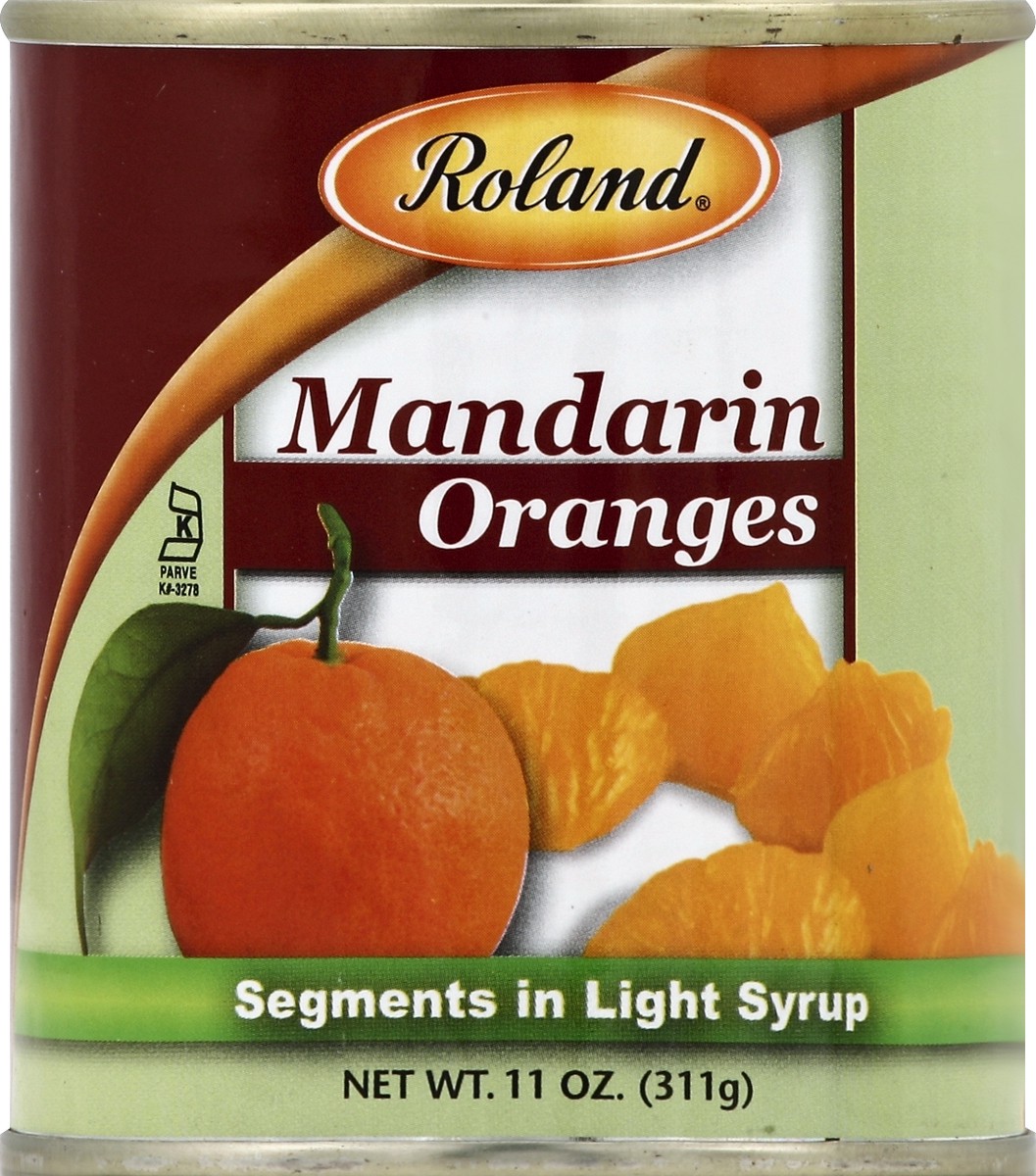 slide 2 of 2, Roland Broken Segments Mandarin Oranges in Light Syrup 11 oz, 11 oz