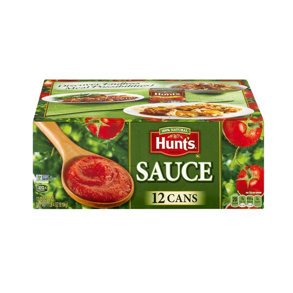 slide 1 of 1, Hunt's Tomato Sauce, 12 ct
