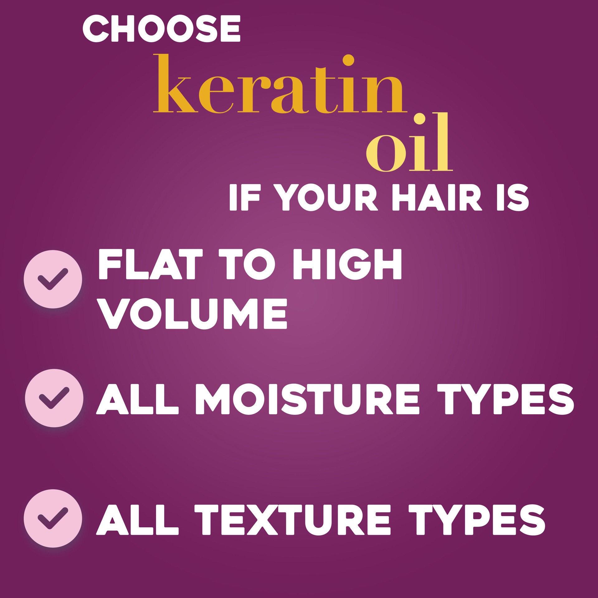 slide 7 of 9, OGX Anti-Breakage + Keratin Oil Fortifying Anti-Frizz Shampoo for Damaged Hair & Split Ends, with Keratin Proteins & Argan Oil, Paraben-Free, Sulfate-Free Surfactants, 13 fl oz