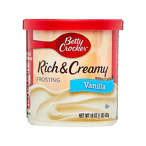 slide 1 of 1, Betty Crocker Rich and Creamy Vanilla Frosting, 16 oz