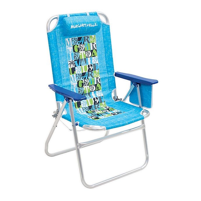 slide 1 of 5, Margaritaville Big Shot Beach Chair - Turquoise, 1 ct