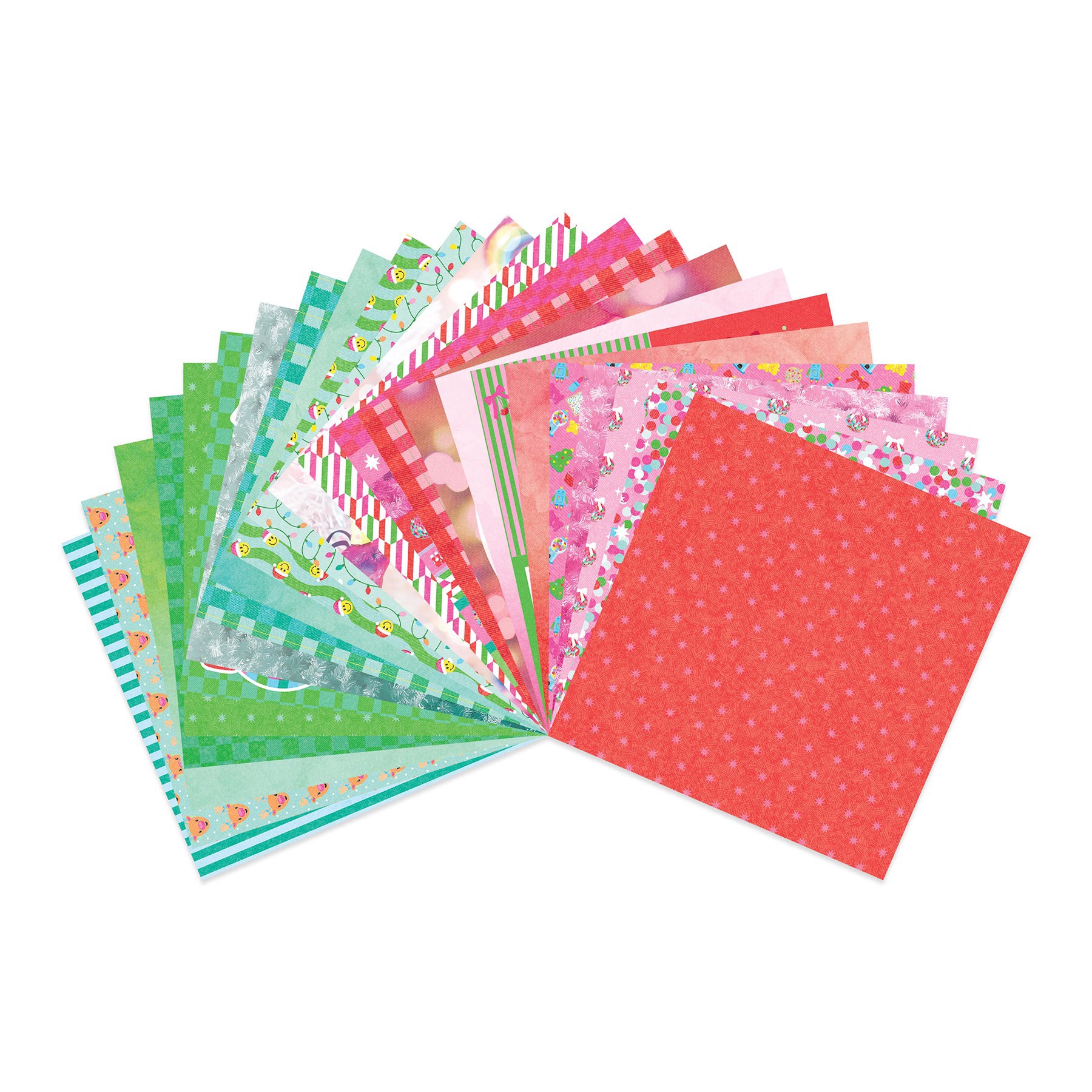 slide 3 of 3, 6" X 6" Merry Maximus Double-Sided Paper Pad, 24 Sheets By Recollections, 6 in x 6 in