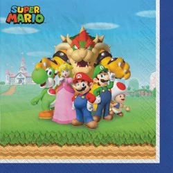 Super Mario Lunch Napkins