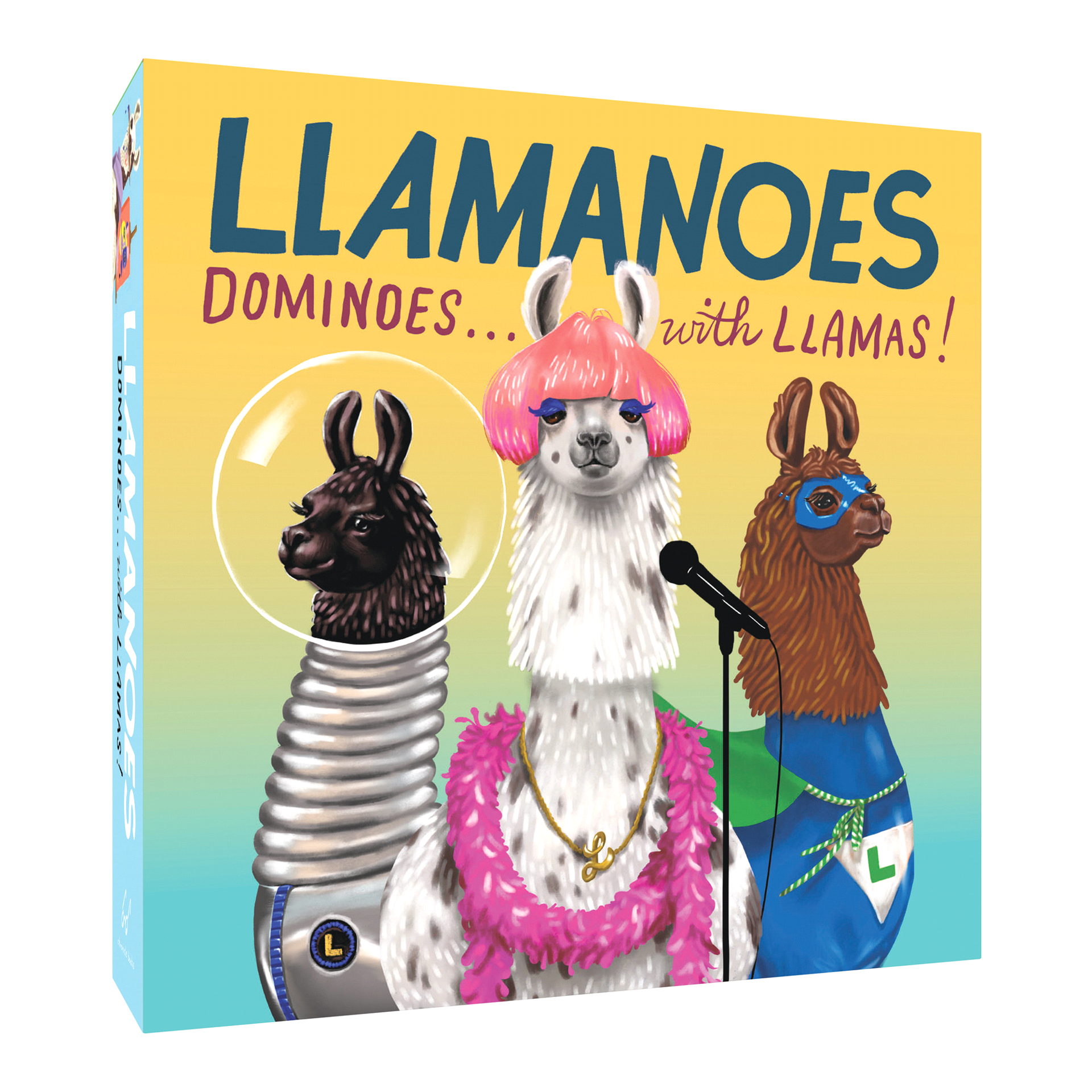 slide 1 of 1, Chronicle Books Llamanoes Dominoes Game, 1 ct