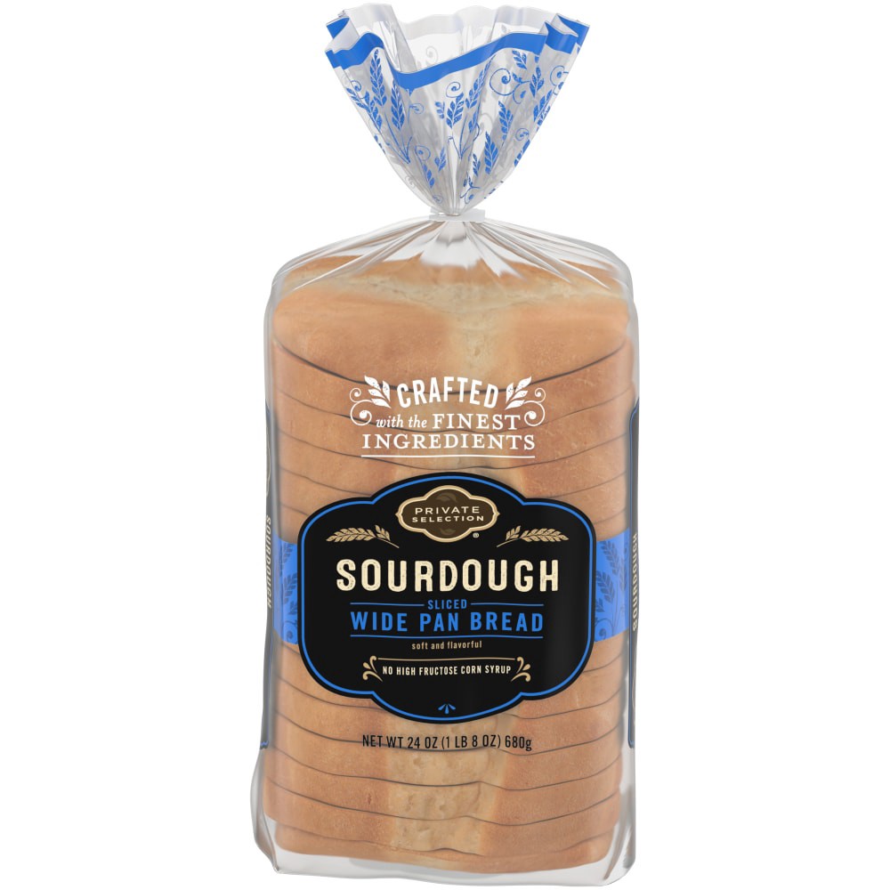 slide 1 of 3, Private Selection Enriched Sourdough Bread, 24 oz