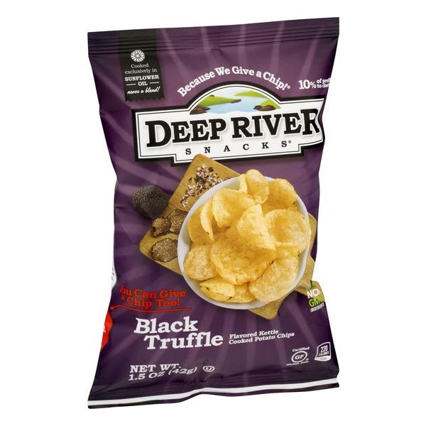 slide 1 of 1, Deep River Snacks Potato Chips Black Truffle, 1.5 oz