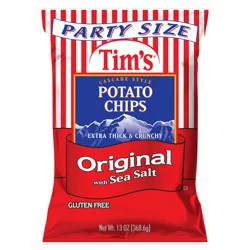 Tim's Original Extra Thick & Crunchy Potato Chips, 13 oz