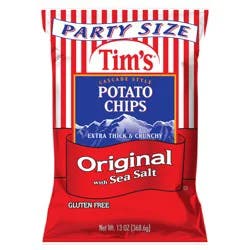 Tim's Original Extra Thick & Crunchy Potato Chips, 13 oz