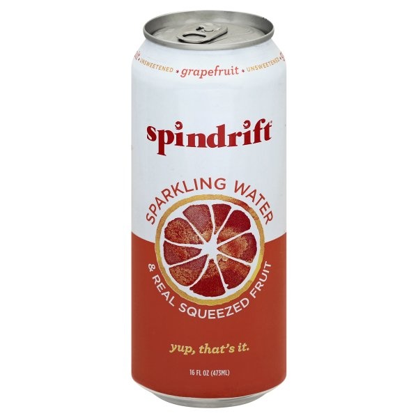 slide 1 of 1, Spindrift Grapefruit Sparkling Water, 16 oz