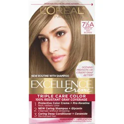 L'Oréal Excellence Creme Medium Ash Blonde 7.5a