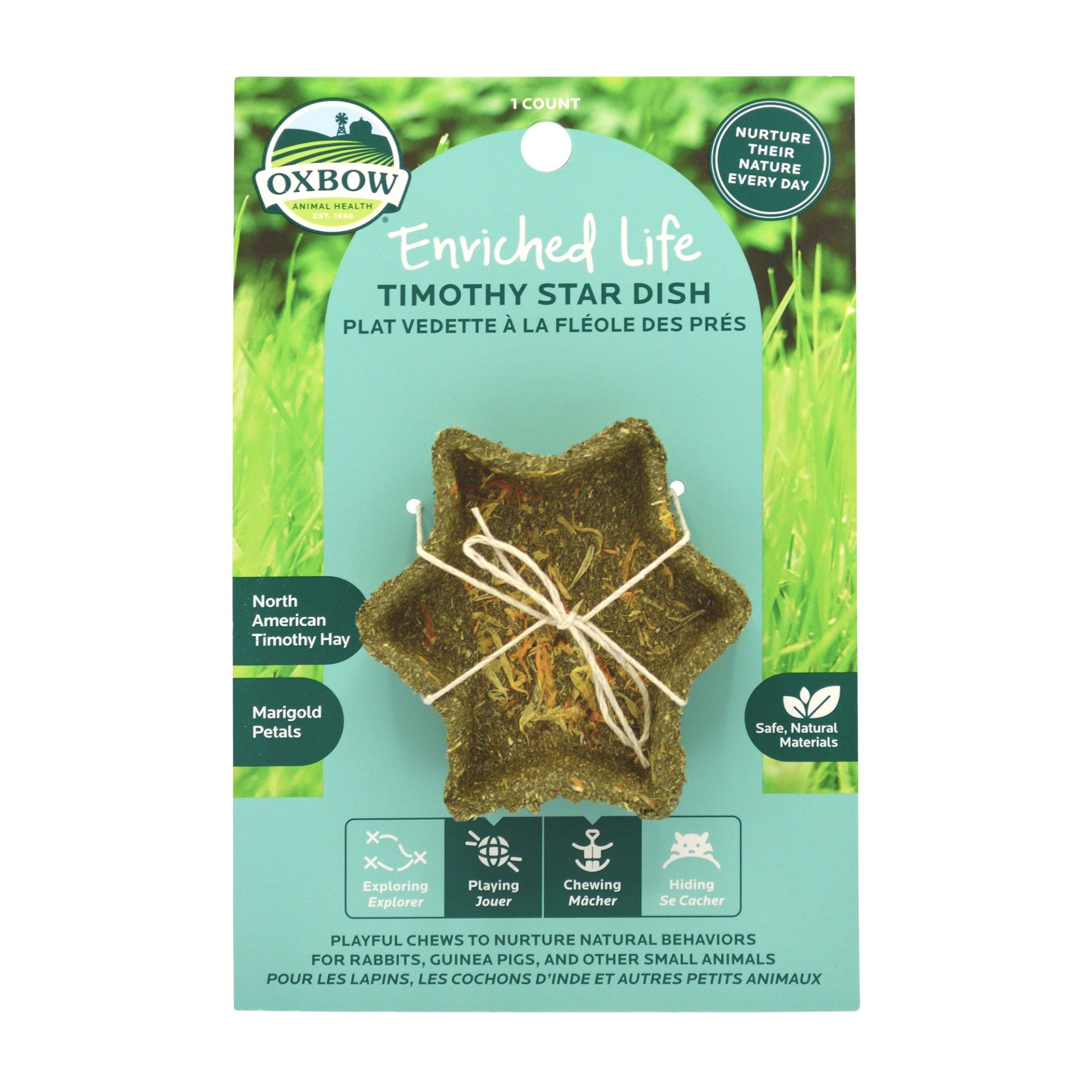slide 1 of 1, Oxbow Enriched Life Small Pet Star Chew, 1 ct
