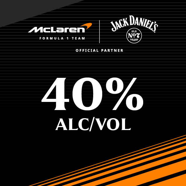 slide 5 of 5, Jack Daniel's Tennessee Whiskey McLaren F1 Racing Edition 1L 80 Proof, 1000 ml