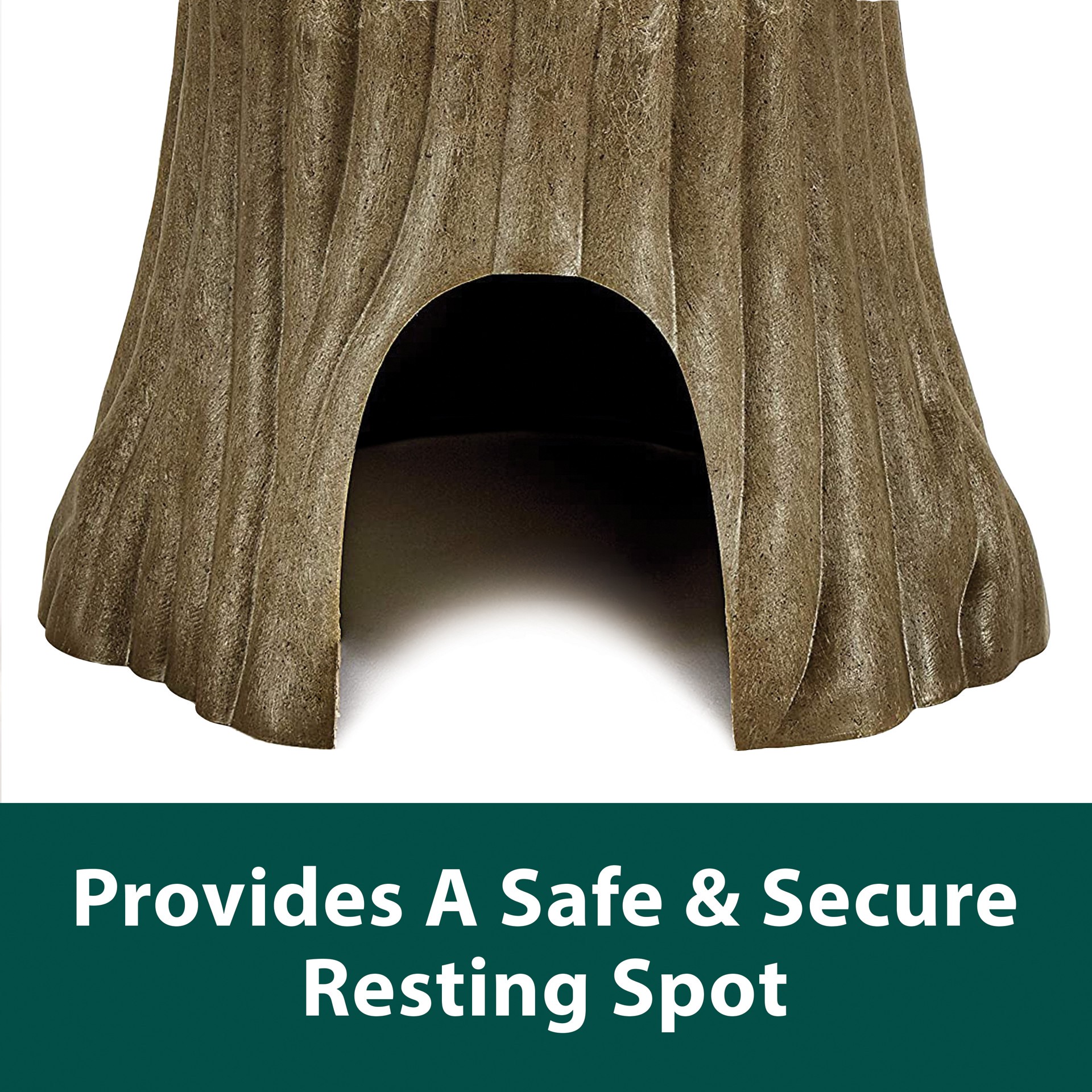 slide 4 of 8, Kaytee Hard Goods Kaytee Natural Tree Stump Hideout Small, 1 ct