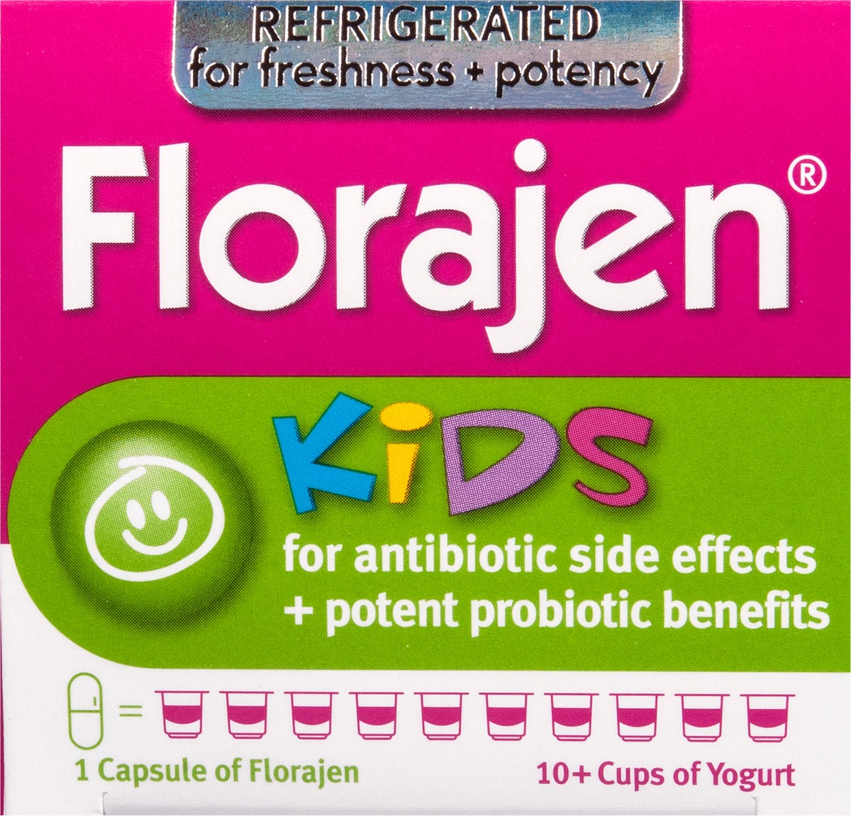 slide 2 of 11, Florajen Kids Multiculture Probiotic Supplement, 30 Capsules, 1 ct