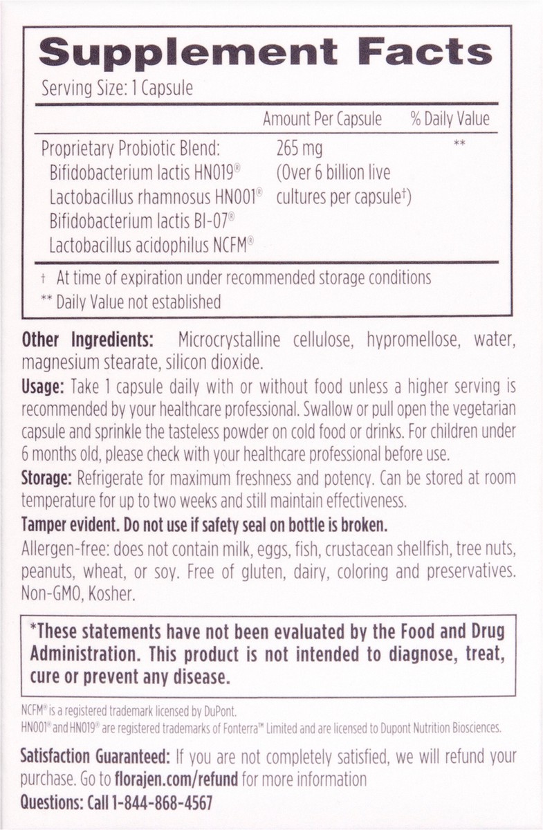 slide 10 of 11, Florajen Kids Multiculture Probiotic Supplement, 30 Capsules, 1 ct