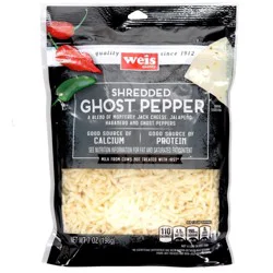Weis Quality Shredded Ghost Pepper Cheese