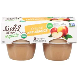 Field Day Organic Original Applesauce - 4 ct