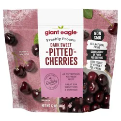 Giant Eagle Dark Sweet Pitted Cherries Frozen