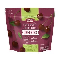 Giant Eagle Dark Sweet Pitted Cherries Frozen