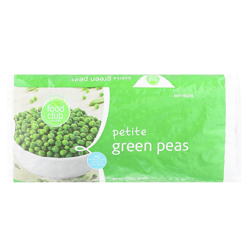 slide 1 of 1, Food Club Petite Green Peas, 32 oz