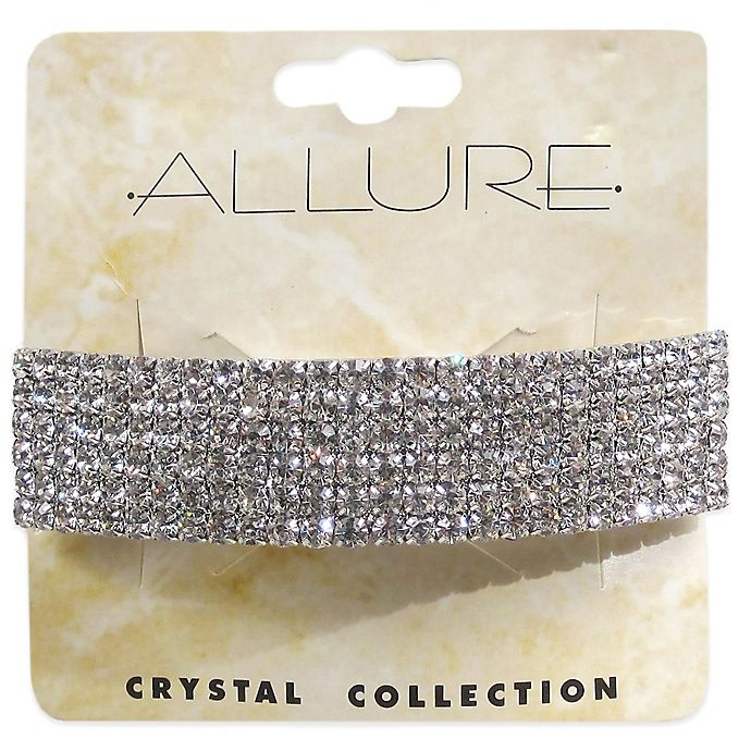 slide 1 of 1, Allure 6-Row Rhinestone Bar Hair Clip, 1 ct