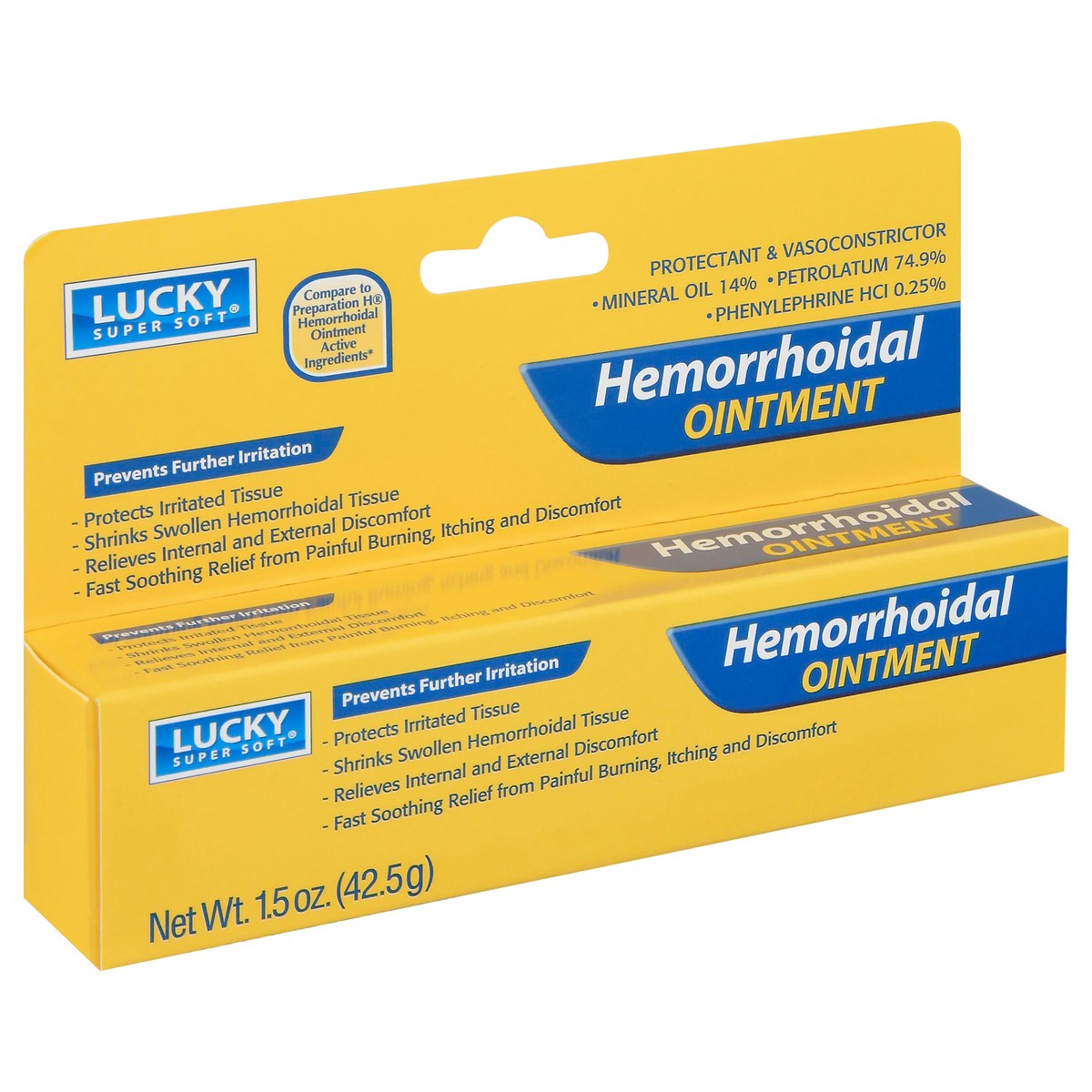 slide 5 of 9, Lucky Super Soft Lucky Hemorrhoidal Ointment, 1.5 oz