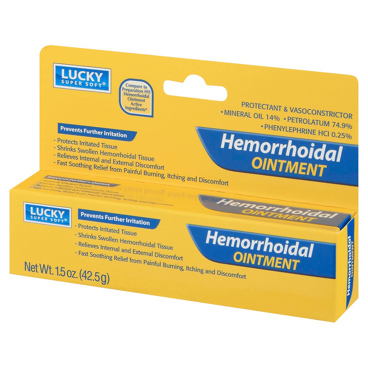 slide 4 of 9, Lucky Super Soft Lucky Hemorrhoidal Ointment, 1.5 oz
