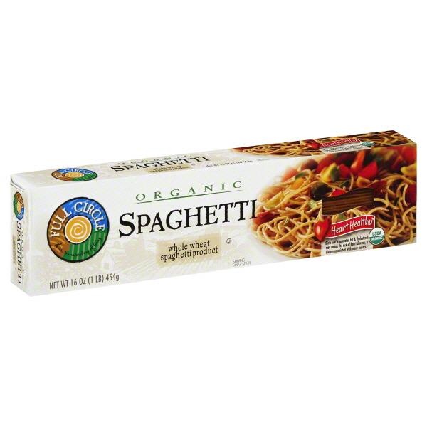 Full Circle Market Organic Pasta Spaghetti Whole Wheat Organic 16 oz