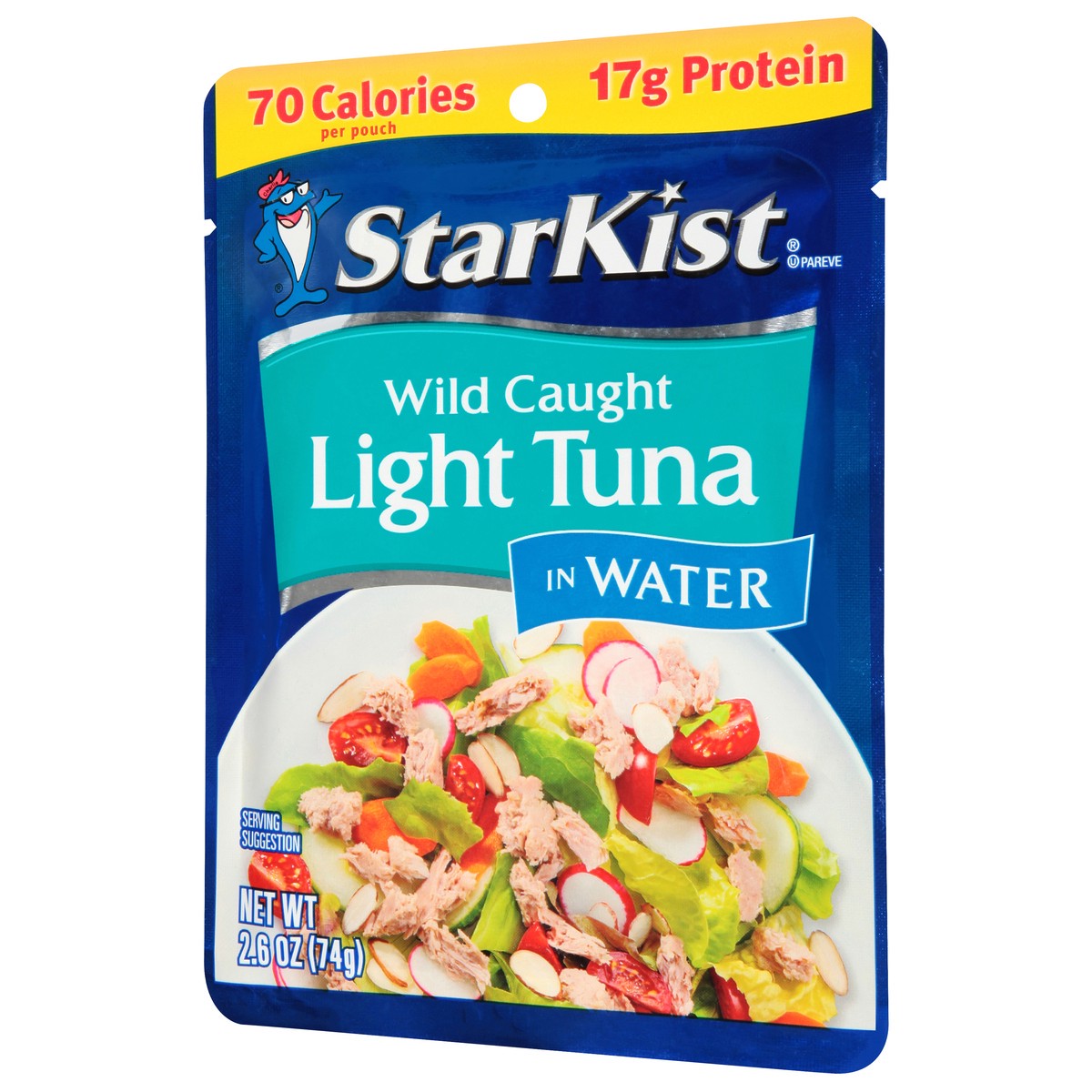 slide 8 of 9, StarKist Wild Caught Light Tuna in Water 2.6 oz, 2.6 oz