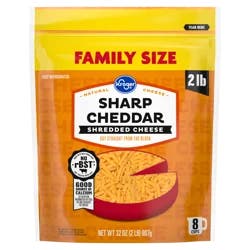 Kroger Sharp Cheddar Shredded Cheese