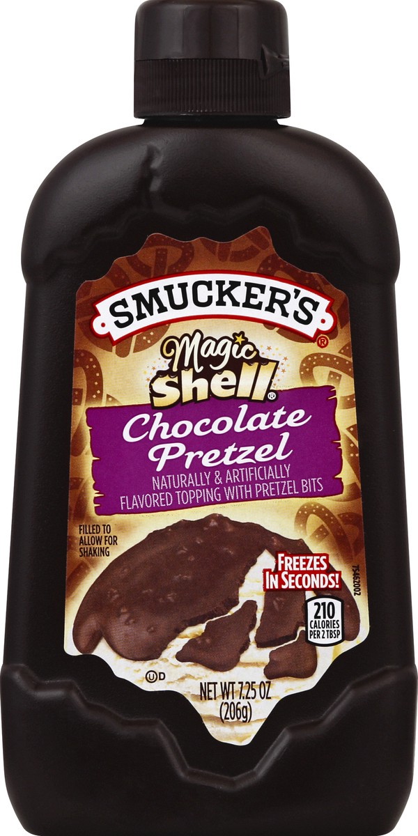 slide 5 of 6, Smucker's Magic Shell Chocolate Pretzel, 7.25 oz