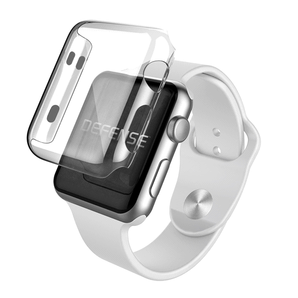 slide 1 of 1, X-Doria Defense 360 for 38mm Apple Watch - Clear, 38 mm