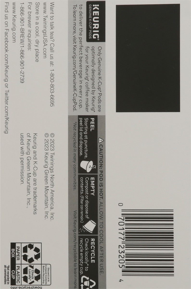 slide 13 of 16, Twinings Peach Iced Tea 12 K-Cup Pods - 12 ct, 1.26 oz