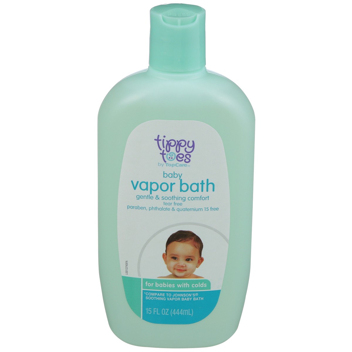 slide 1 of 9, Tippy Toes Baby Vapor Bath For Babies With Colds, 15 fl oz